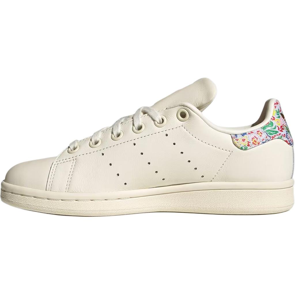 Liberty London x Adidas Originals STAN SMITH Кожа, Текстиль Нескользящий Устойчивый к истиранию Низкие кроссовки JH7559