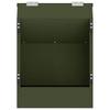 Rabbit Feeder Olive Green 33.5 x 25.5 x 45.5 cm