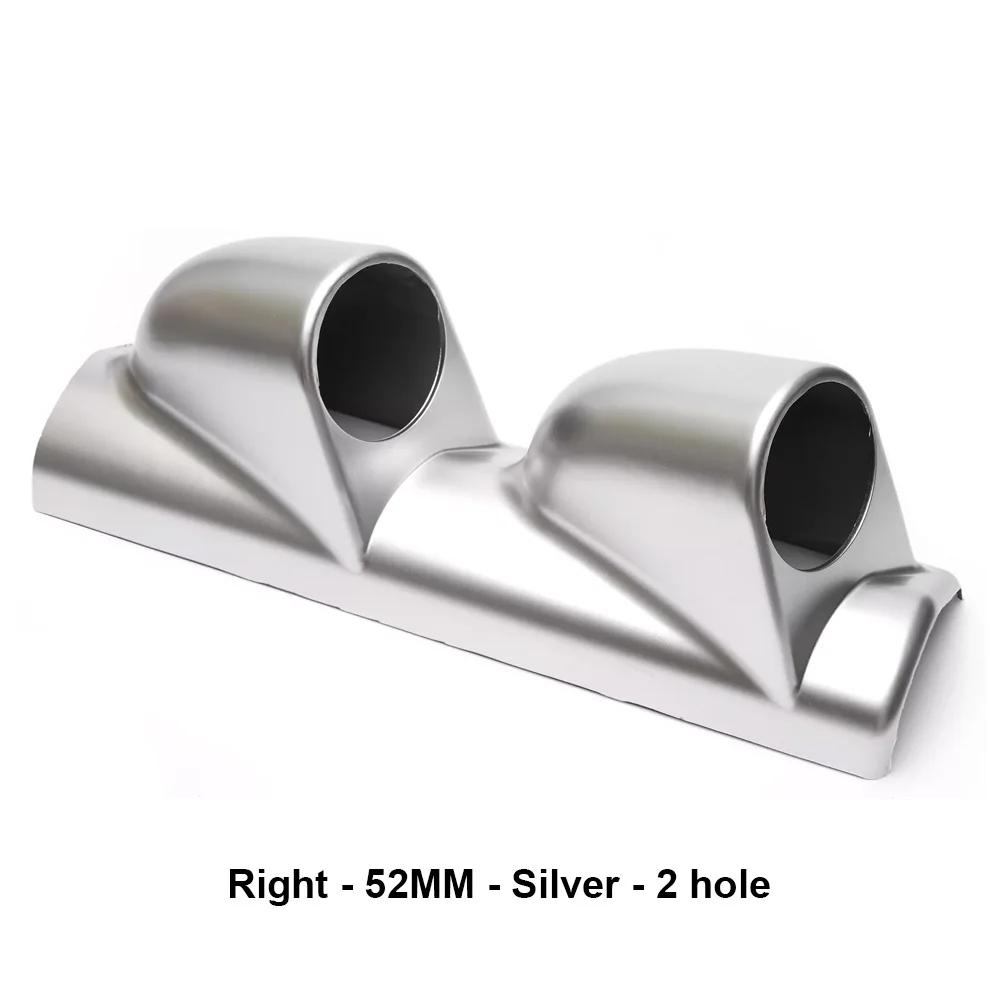 52mm 60mm Universal Car 2 Hole Left/Right Hand Auto Dual Holes A-Pillar Holes Double Hose Guage Holder Pod Modified Instrument