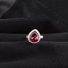 Natural Pink Rubellite Gemstone Handmade 925 Sterling Silver Jewelry Elegant Women's Ring For Gift RR-77-8