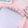 Clear Scrapbook Paper Organizers with 30Pcs Indexes Tabs Holds Scrapbook Paper