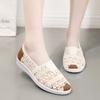 Women Flat Shoes New Summer Fashion Breathable Hollow Mesh Soft Sole Casual Women Comfortable Sliding Shoes