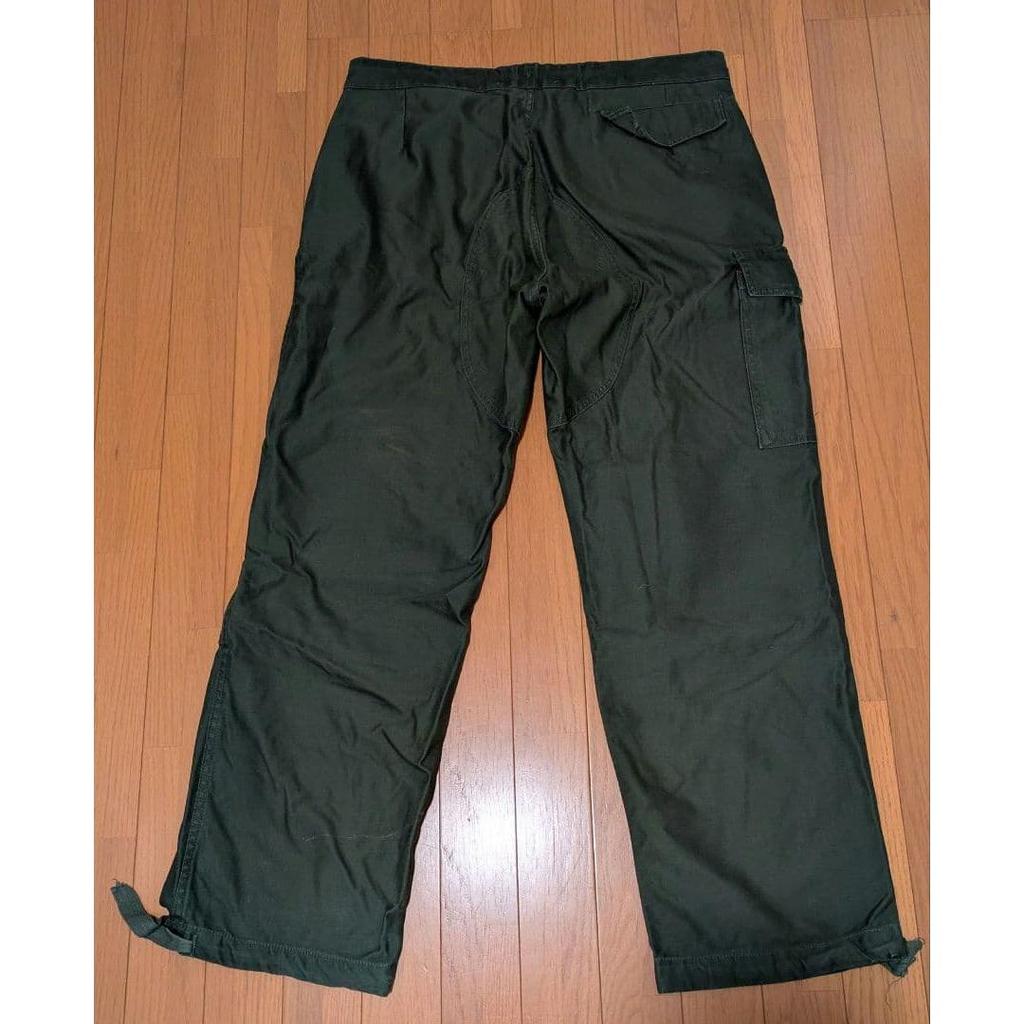 Used Belgian army M-88 cargo overpants with retrofitted pockets, made in 1990