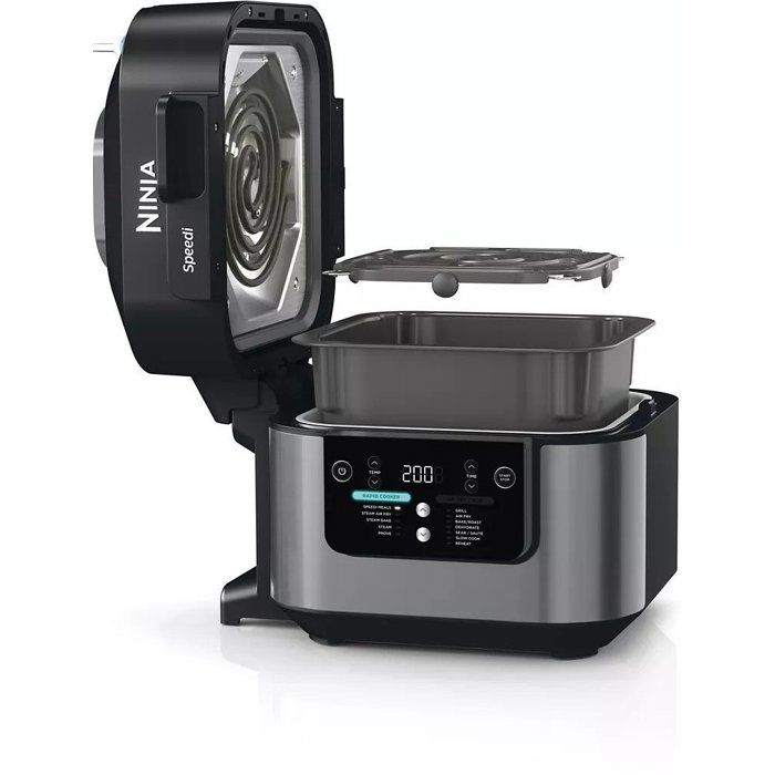 Multicuiseur NINJA - Speedi Rapid Cooker ON500EU - Capacité 5,7L - Argent/Noir - 1760W