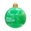 18.9 Inch Giant Inflatable Christmas Ball Outdoor Large PVC Blow Up Ball for Outside Yard Lawn Porch Decoration
