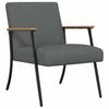 Armchair Dark Grey Fabric