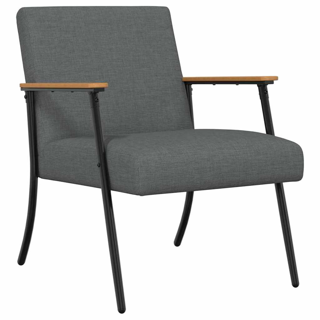 Armchair Dark Grey Fabric
