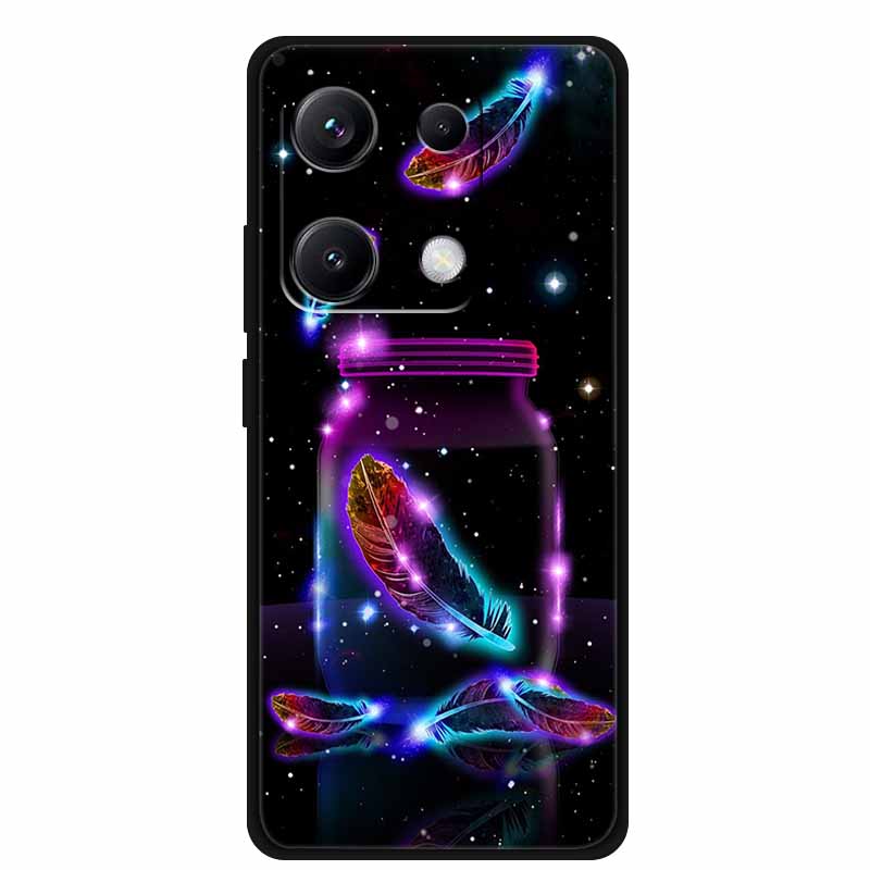 Чехол для Redmi Note 14S Роскошный Мягкий Силиконовый Задний Чехол из ТПУ Чехлы для Телефона для Xiaomi Redmi Note14S Защитный Милый Бампер Чехол