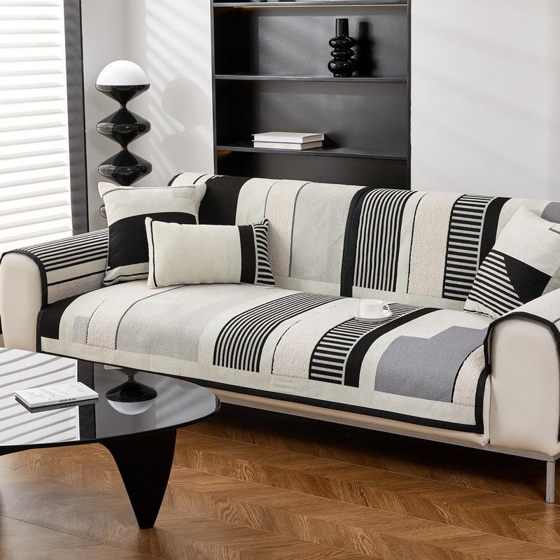 Chenier Four-Season Universal Sofa Cushion, Non-Slip, High-End Light Luxury Seat Cushion, Nordic Simple Style Sofa Cover Towel
