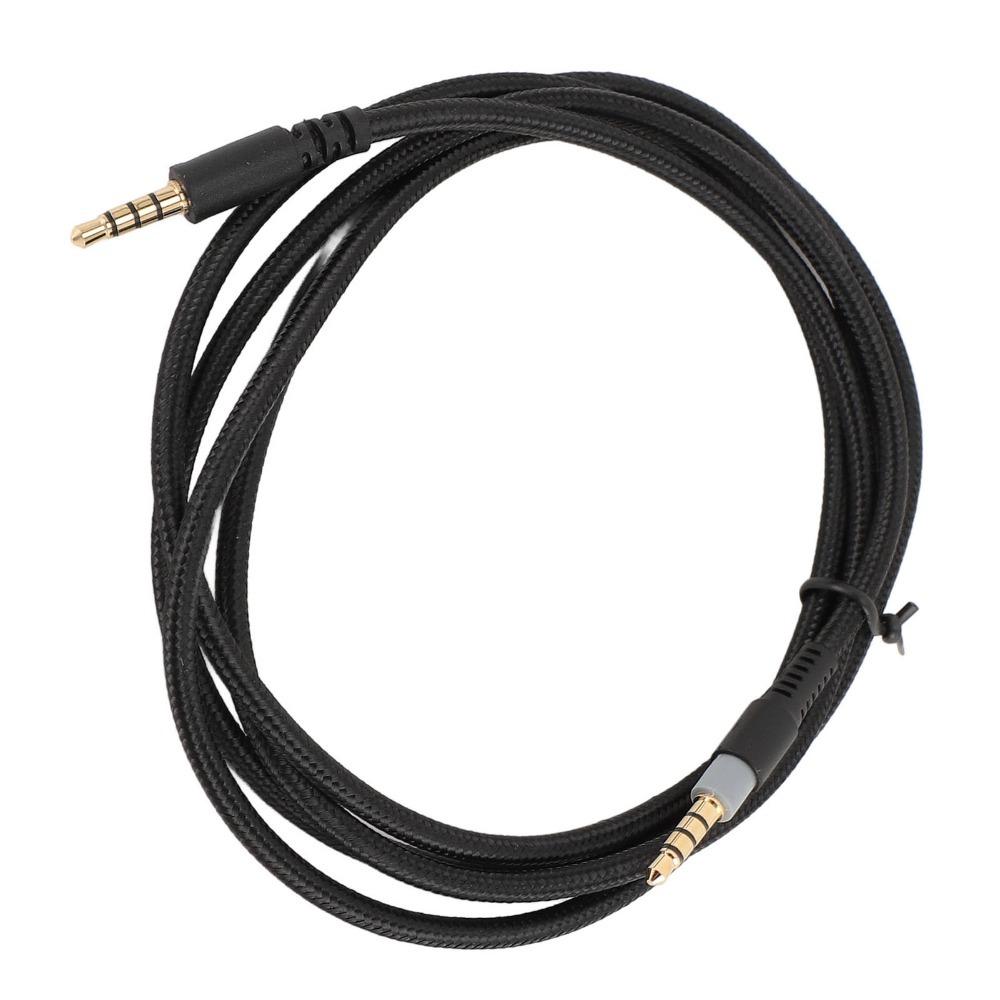 Gold Plated Plug Braided Headphone Cable for Cloud Alpha Cloud Mix Cloud Headset Sound Cable