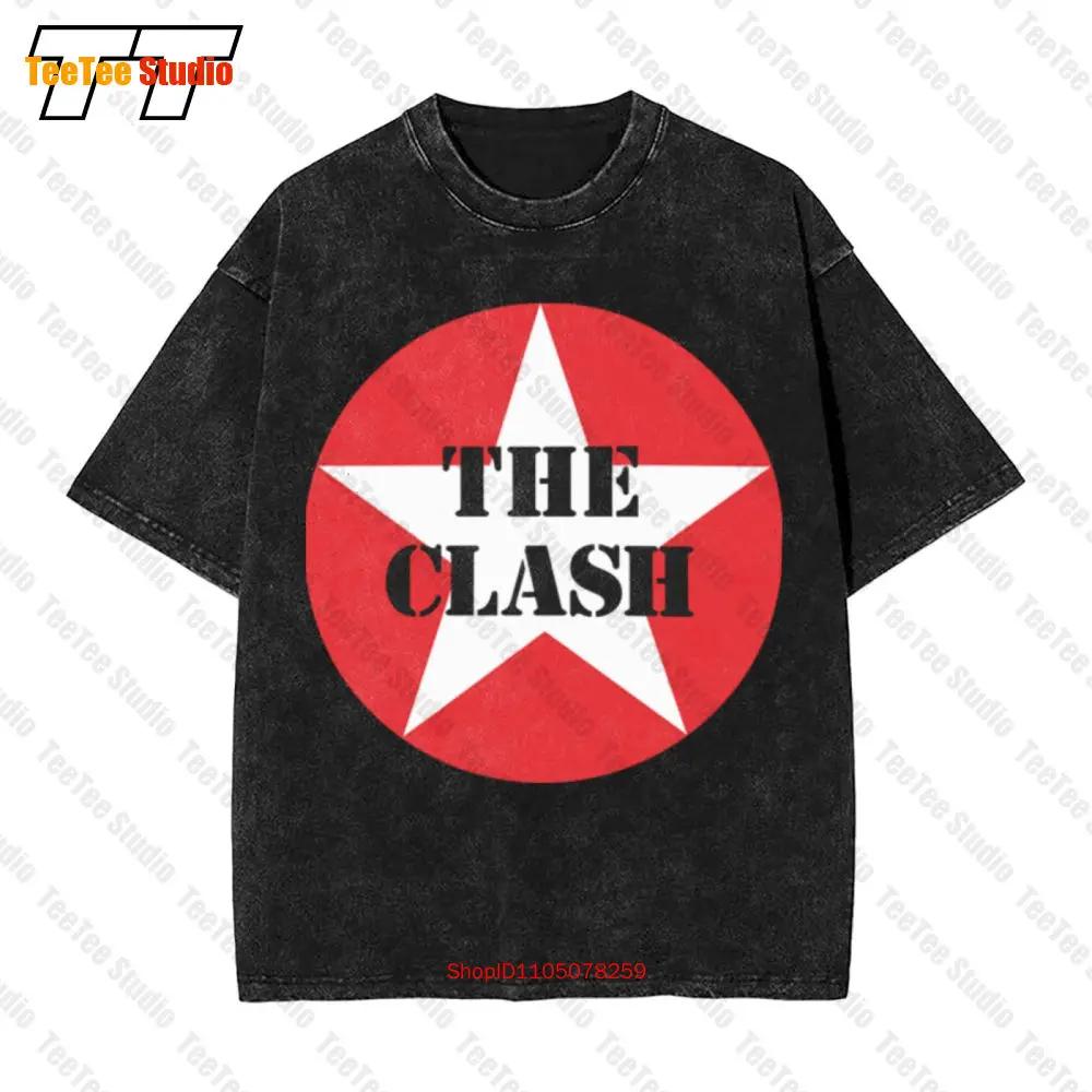 The Clash'Star Logo' Vintage Oversized T-Shirt POQQ
