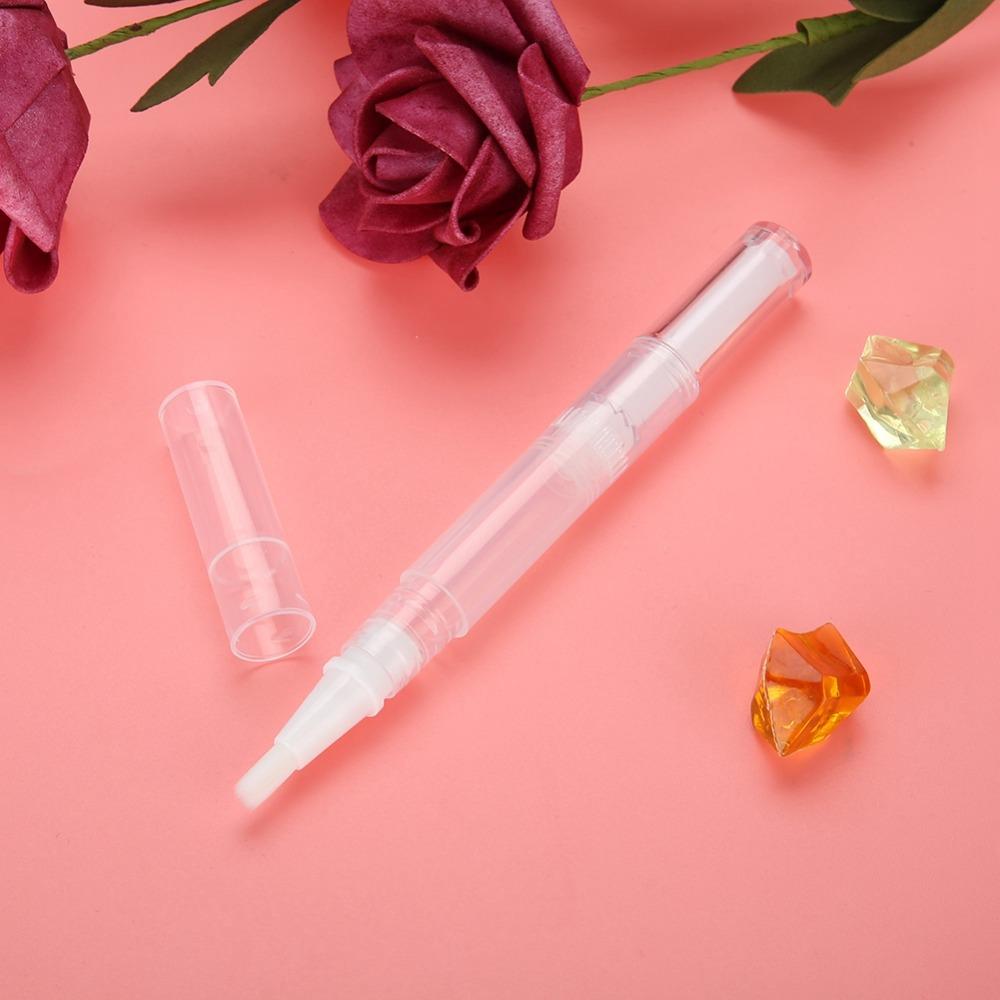 5pcs Leak-proof Structure Nail Polish Applicator Brush Ideal For Salon And Daily DIY Use