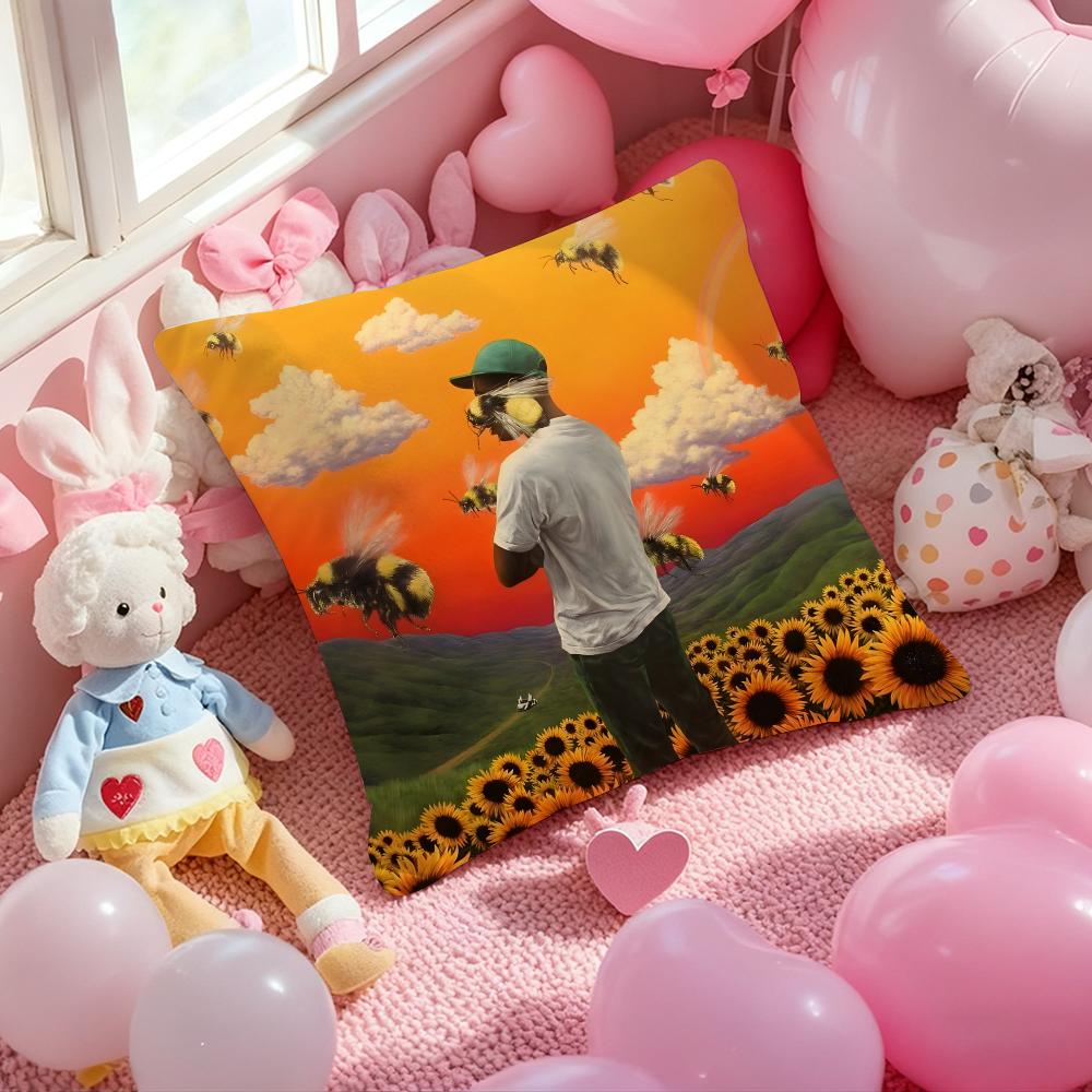 Чехол на подушку с принтом T-Tyler the Creator для гостиной, дивана и декора спальни