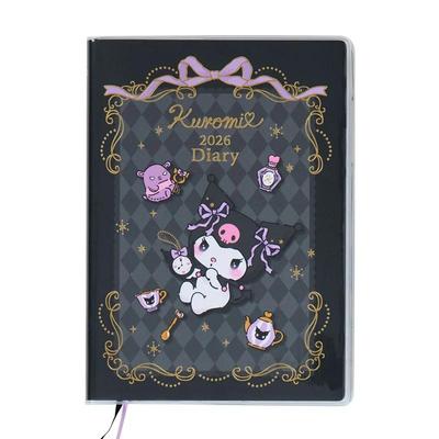 Дневник Sanrio KUROMI B6 ( Тип блока ) 2026 Япония НОВЫЙ