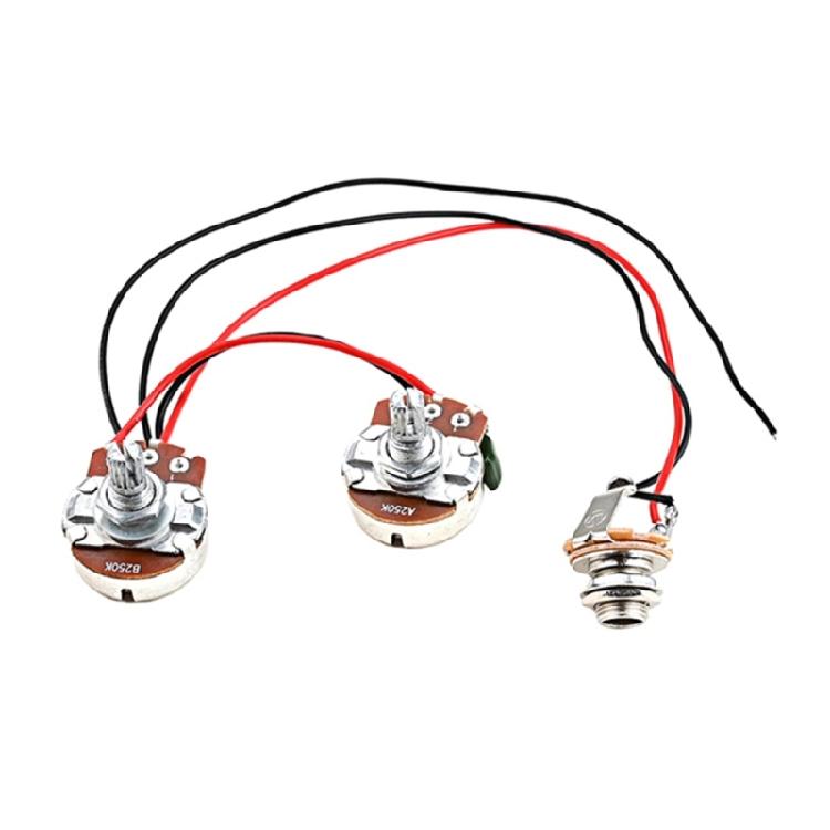 Bass Wiring Harness Set for Precision Electric Bass Parts Bass Preamp Circuit