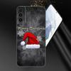 Снежный С Рождеством Чехол для телефона для Samsung Galaxy S20 S21 FE S22 Ultra S10 Lite S10E S9 S8 Plus S7 Edge Мягкий ТПУ Черный Чехол