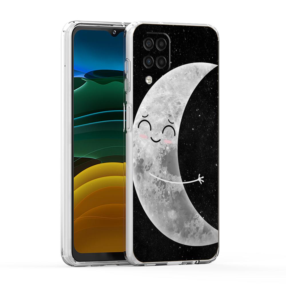 Мультяшная пара Эстетика солнце луна Чехол для телефона для Samsung A13 A33 A35 A55 A73 A53 A23 A51 A71 A21S A31 A41 A05s A03S A15 A25 5G