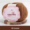 Пряжа для вязания крючком Cloud Candy Dopamine Camel Wool для DIY-вязания и изготовления милых кукол