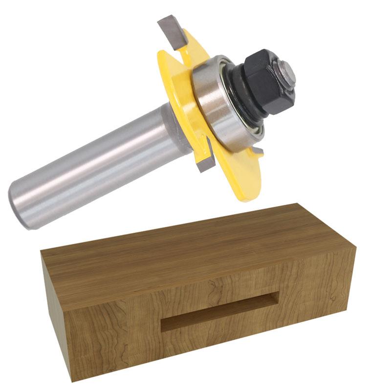 1 шт., фрезерный станок с Т-образным пазом в сборе, 6 мм, 8 мм, 12 мм, 1/4 дюйма, 1/2 дюйма, хвостовик, деревообрабатывающие фрезы, инструменты