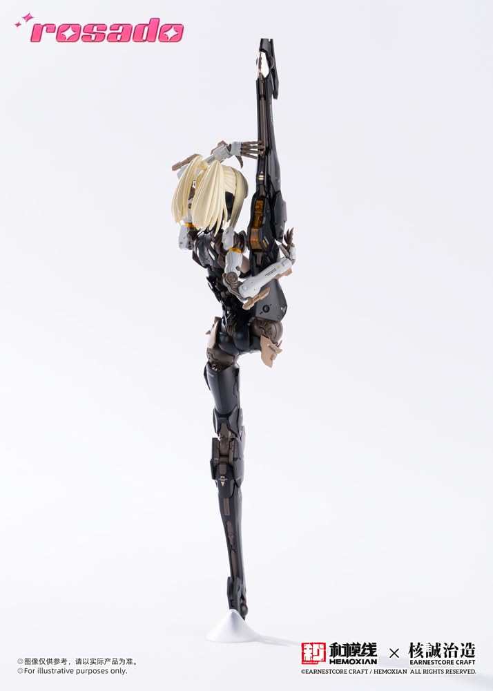 Kotobukiya rosado Project Hoshika Lily approximately 200mm partially painted plastic RS-03 MK3, tall, 1/10 scale, kit.