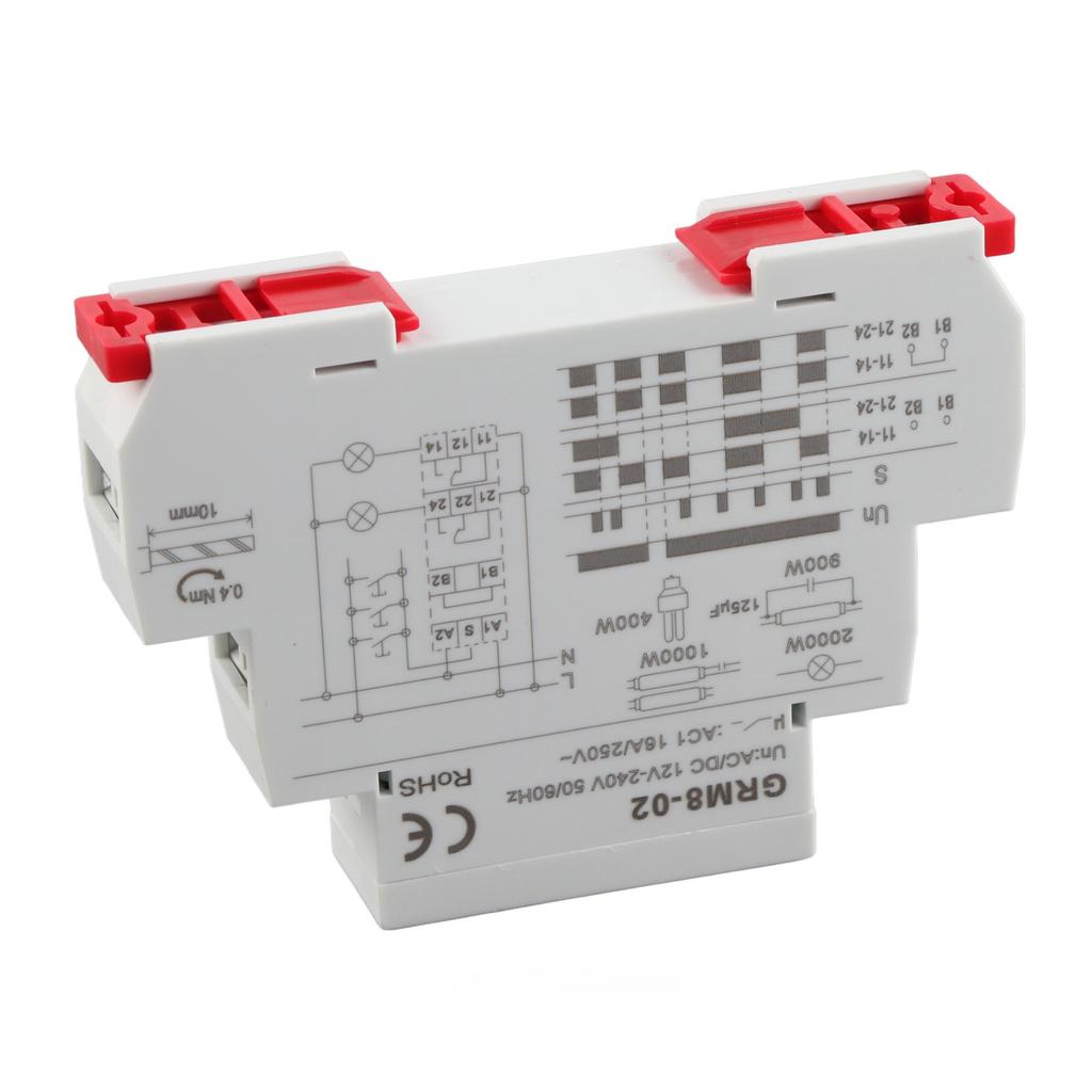 GRM8?02 Electronic Impulse Relay Latching Relay Memory Relay ACDC 12?240V