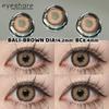 EYESHARE 1 Pair Color Contact Lenses for Eye Makeup Chocolate Korean Softlens Gray Pupils Beautiful Cosmetics Lens