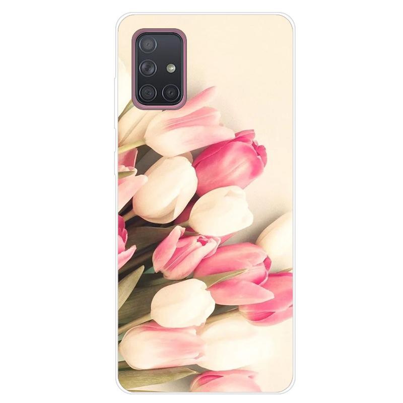 For Samsung Galaxy A51 A71 Case Soft Silicone Cute Cartoon Panda Phone Cases For Samsung A 51 A515F Galaxy A71 A715F Cover Funda