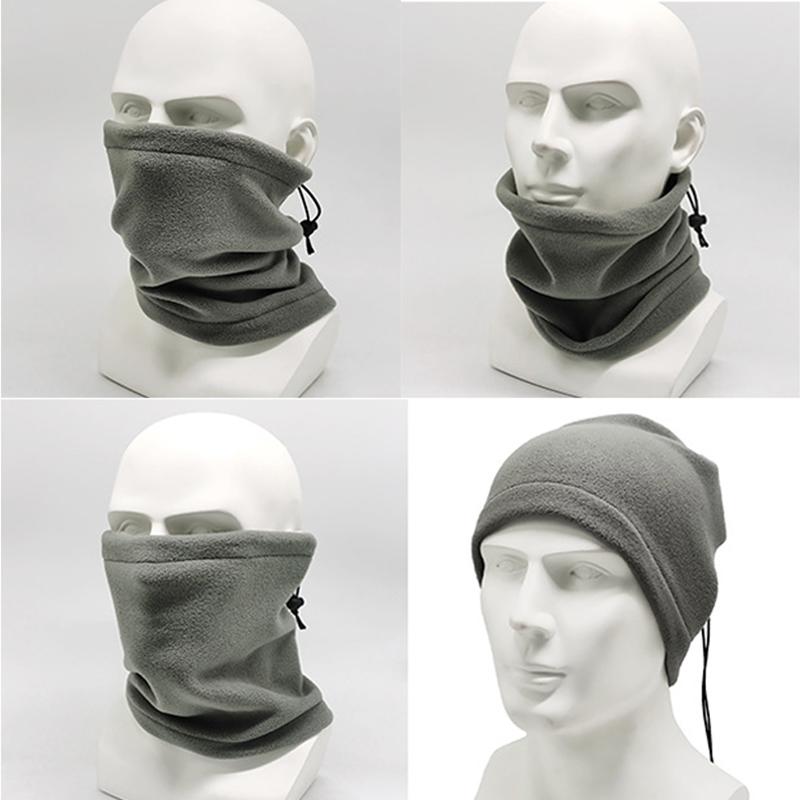 Winter Neck Warmer Men Women Thermal Fleece Neck Gaiter Camping Skiing Tube Scarf Cold Proof Snowboard Half Face Mask Face Cover