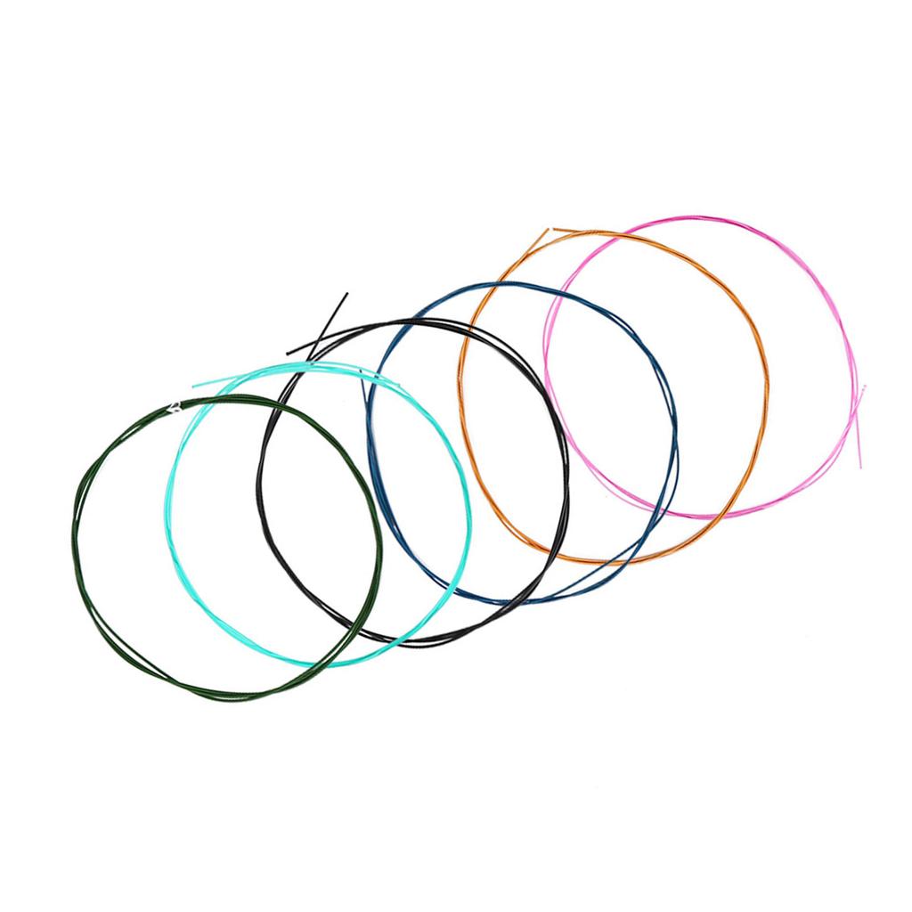 Набор из 6 шт. Цветные струны из сплава и нейлона нормального натяжения для классической гитары