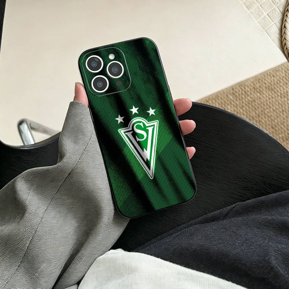 Крутой чехол для телефона S-Santiago W-Wanderers-1892 для iPhone 17, 16,15,14,13,12,11 Plus,Pro Max, Другие Мягкий Черный Чехол