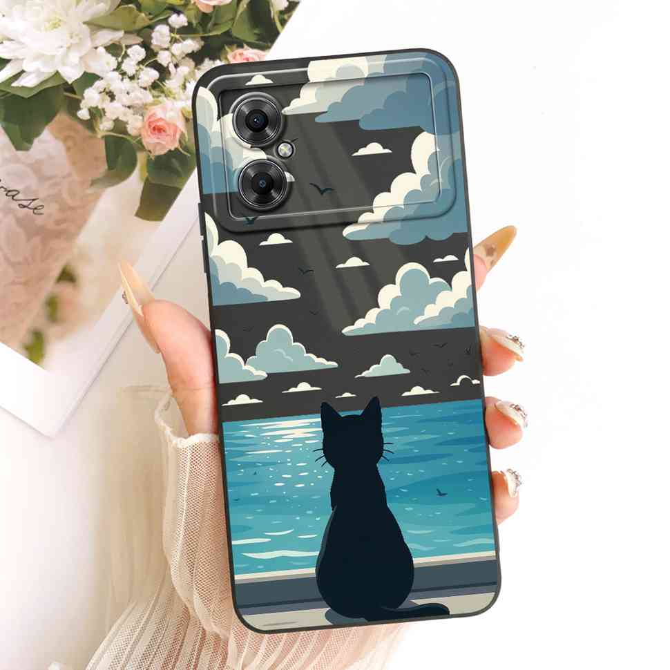 Sunflower Cartoon Cover For Xiaomi Poco M4 5G Cases Soft Silicone Phone Case For Xiaomi Poco M4 PocoM4 5G ShockProof Bumper