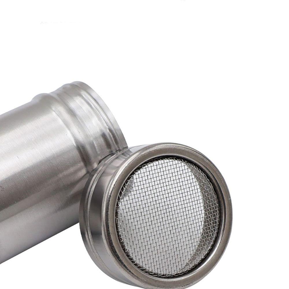 Stainless Steel Sugar Powder Sieve Seal Seasoning Tank Durable Powder Spreader  Home