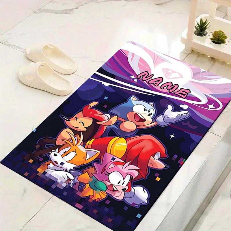 Custom 1Pc Sonic Adventure Through Dreams Rug Office Carpet Indoor Outdoor Entrance Doormat Nonslip Soft And Comfortable Living Room D2915337