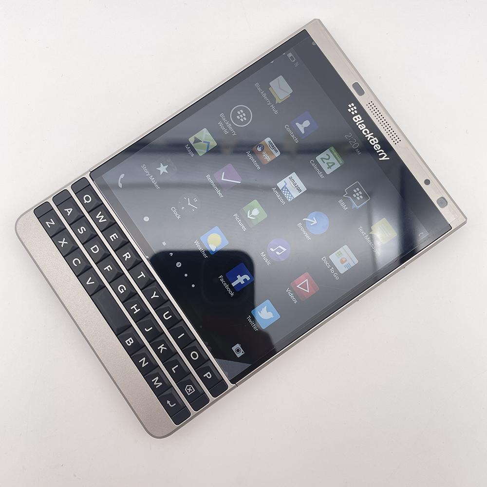 95% новый Восстановленный Blackberry Passport (-4) Q30 Passport Sliver Edition, СЕТЬ 4G, 3 ГБ ОЗУ, 32 ГБ ПЗУ, 13 МП, 4,5 дюйма, мобильный телефон, сотовый телефон