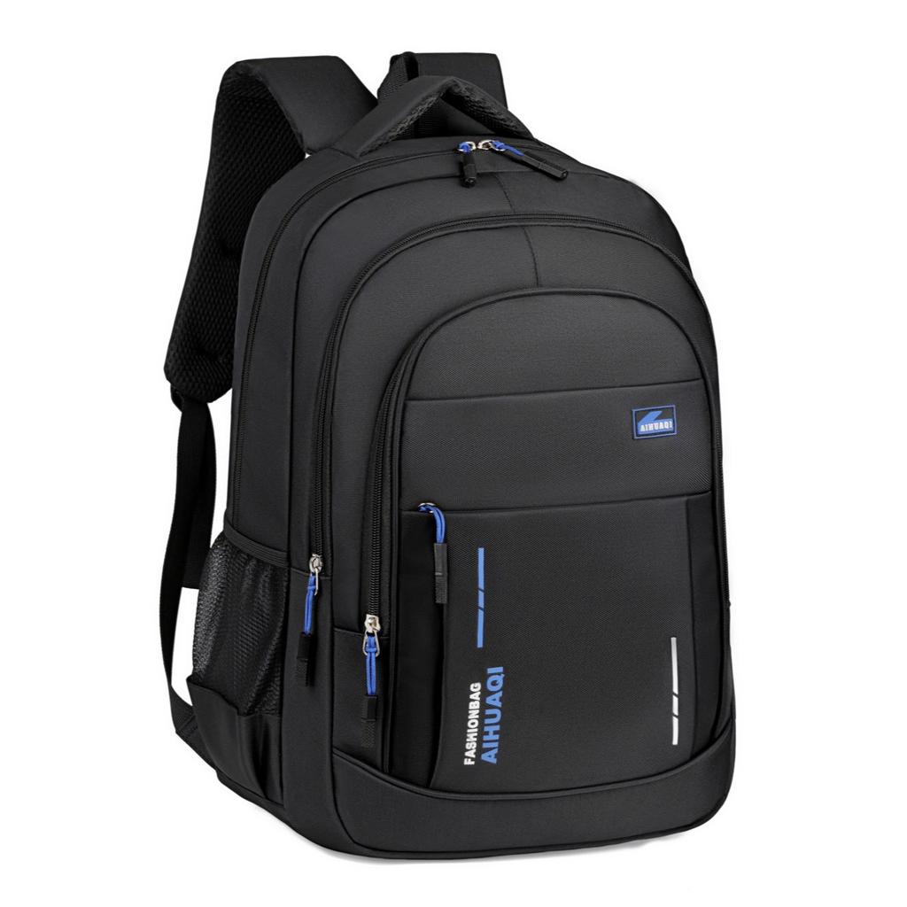Men's Laptop Backpack Large Capacity Simple Business Computer Bag Travel Daypack for Students