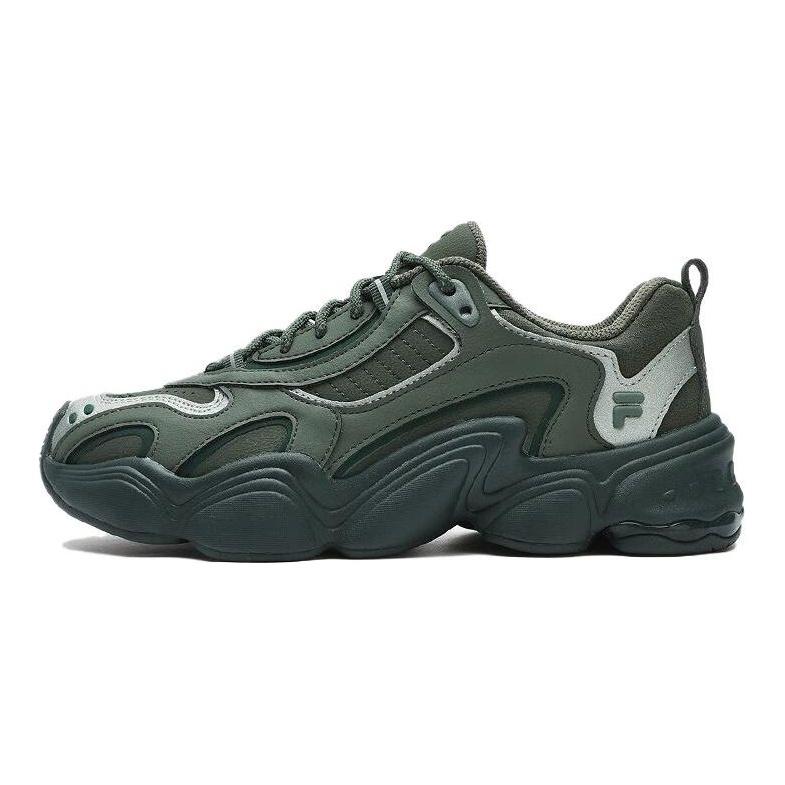 Fila Fusion Ткань Синтетическая кожа Удобные Универсальные Амортизирующие Прочные Поддержка Низкие Повседневный образ Повседневная обувь Женские кроссовки T12W341617FTM