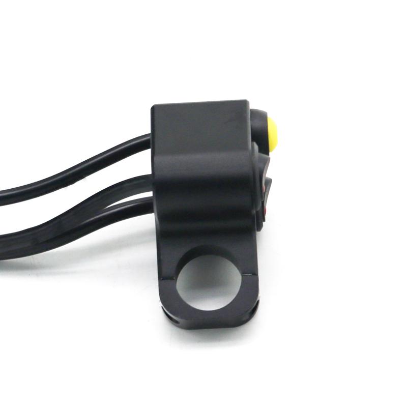 LMoDri переключатель на руль мотоцикла 7/8 22 мм, фара, аварийный тормоз, противотуманные фары, переключатели на руль, двойной