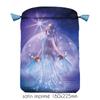 [A1504] - Purple Satin Tarot Pouch 'Thelema' - 22x16 Cm