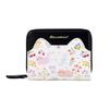 PU Leather Cat Floral Print Wallet Cartoon Coin Purse Cute Style Short Wallet  Daily Use