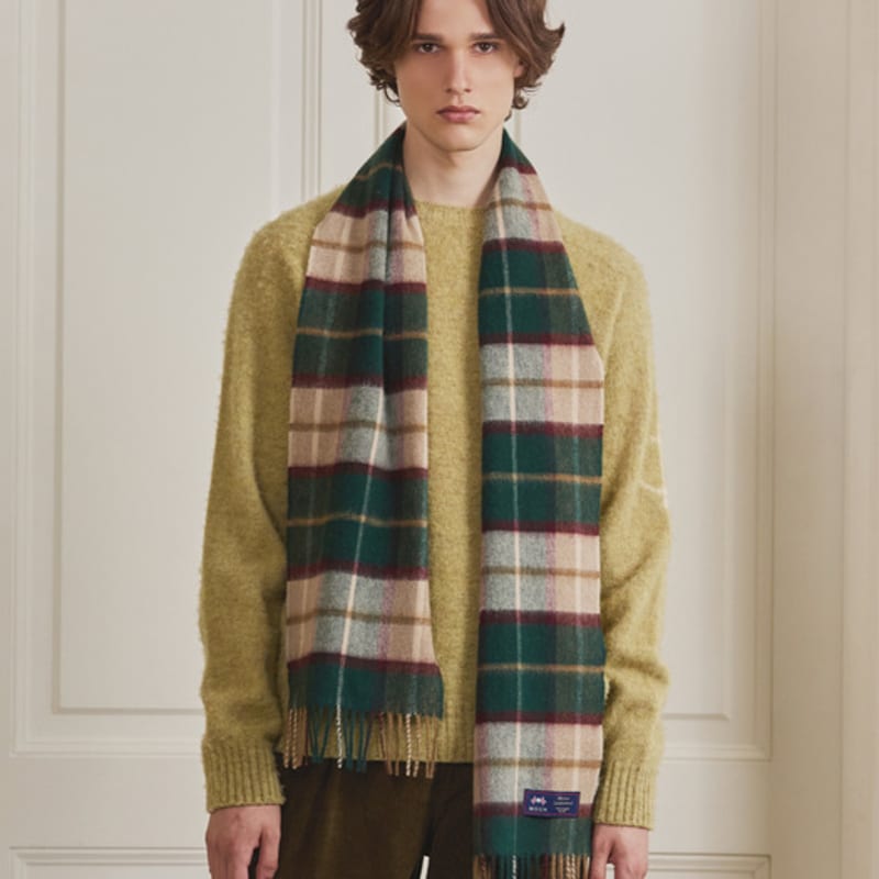 ABRAHAM MOON Шарф из мериносовой шерсти 25 см - Бутылка Винчестер