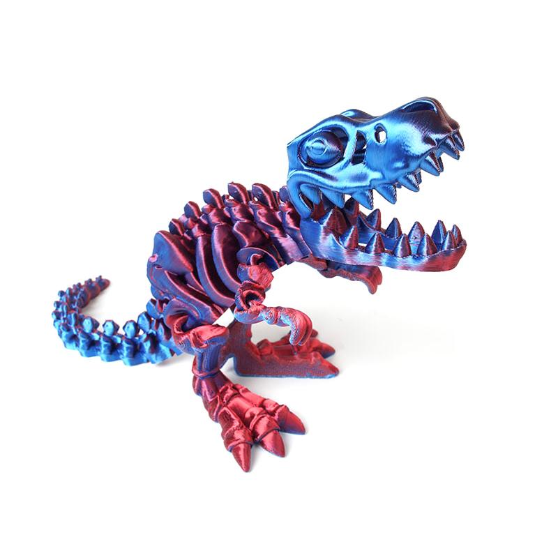 3D-печать Гибкие и подвижные суставы Скелет динозавра Тираннозавра Рекса Украшение для трансформации дракона Подарок ручной работы Декор