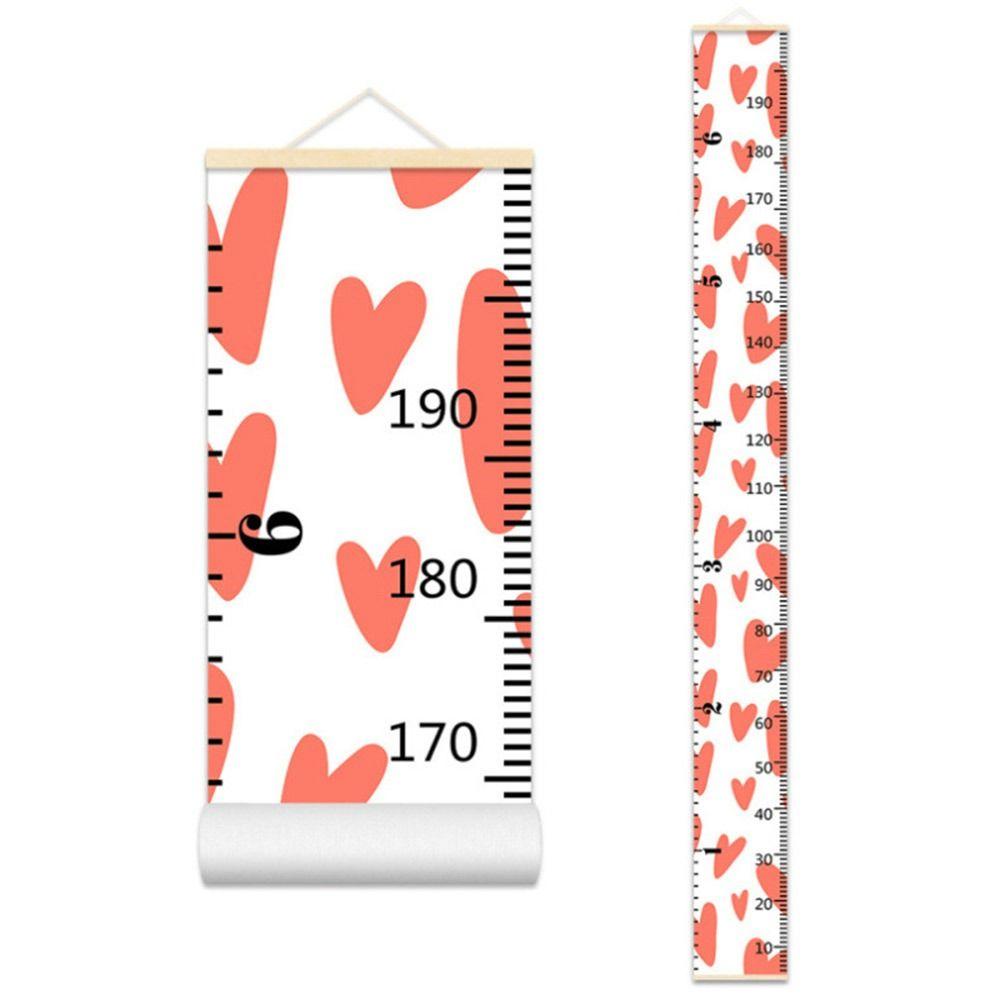 Тканевая таблица роста ребенка с рисунком на стене, линейка для измерения, украшение для дома