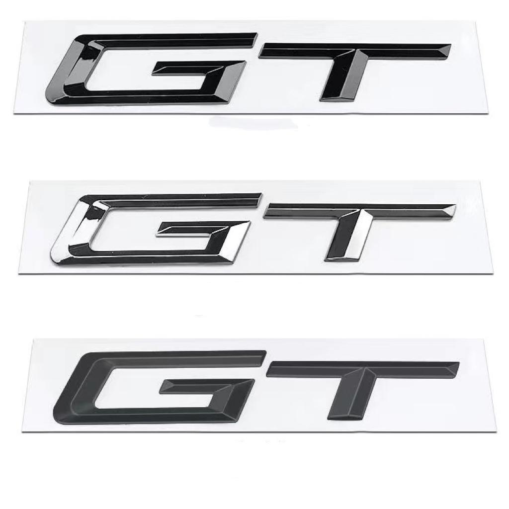 3D ABS Logo GT Emblem Letters Badge Car Rear Trunk Sticker for BMW F34 E36 E46 F07 G32 650 535i 630i 3 5 6 Series GT Accessories TU0