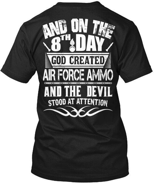 Футболка AIR FORCE AMMO 8TH DAY Сделано в США Размеры от S до 5XL