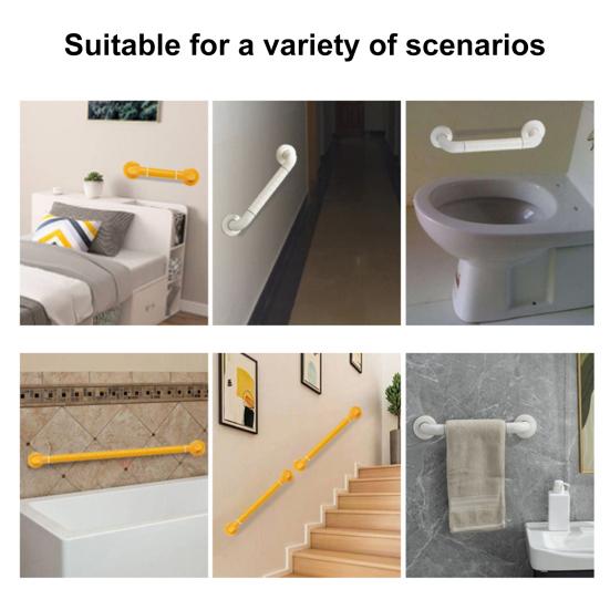 Нескользящий несущий поручень с подсветкой, дугообразным коленом, устойчивый к ржавчине стоячий опорный поручень