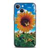 Цветок 12 Роскошный чехол для телефона для iPhone 13 15 14 12 Mini 11 Pro MAX XR X SE XS 7 8 Plus Силиконовый Черный Защитный чехол
