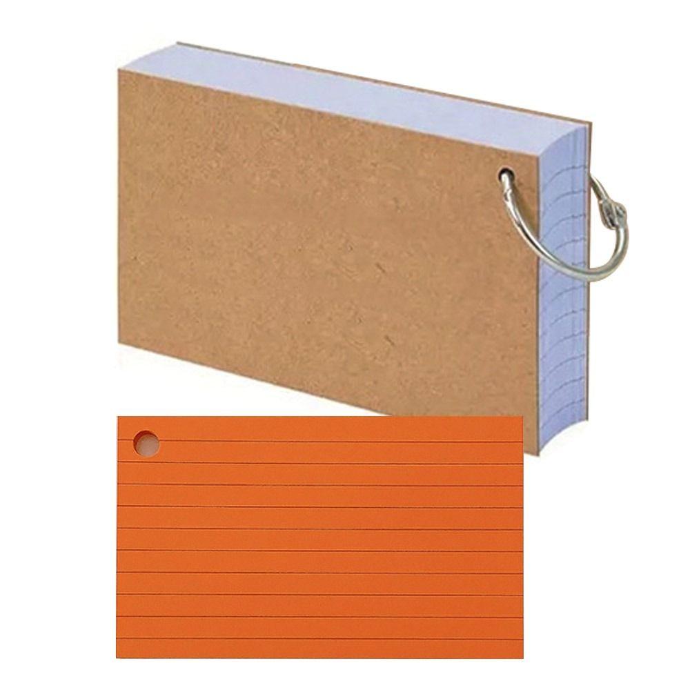 Horizontal Line Loose-Leaf Index Cards Double-sided Revision Cards Durable Binder Memo Book Office