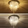 Modern G9 LED Crystal Pendant Artificial Lamp Chandelier Ceiling Light Decor