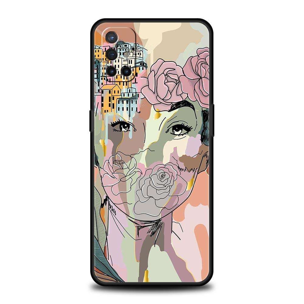 Чехол для телефона OnePlus 10 9 Pro 9T 9R 9RT 8T 8 7 6T 7T Nord 2 CE 5G N200 N10 N100 чехол Paris Art синяя бабочка девушка цветок