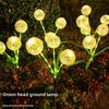 Lámpara solar LED de diente de león para jardín, decoración de patio impermeable, luz de paisaje